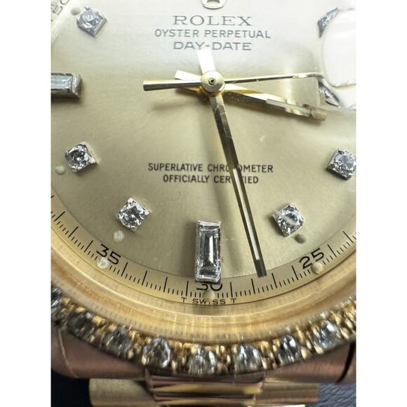 18K Rolex Day-Date 36mm Diamond Dial Ref 1803 Presidential LS(346473) - Picture 14 of 15